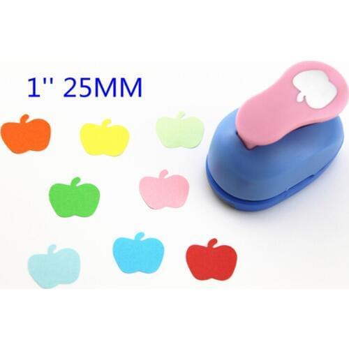 Free ship 1'' apple paper cutter scrapbooking punches paper punch eva foam punch child diy craft punch scrapbook S293712