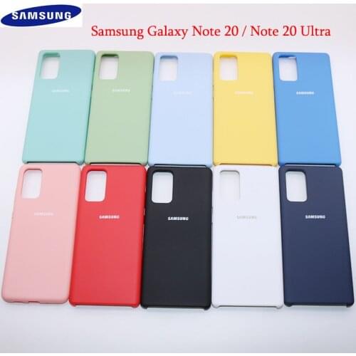 Note 20 Case Original Samsung Galaxy Note20 Ultra Silky Silicone Cover Quality Soft-Touch Back Protective Samsung Note20 case
