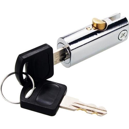 Drawer Cupboard Door Lock Metal Filing Cabinet Locker With 2Pcs Keys