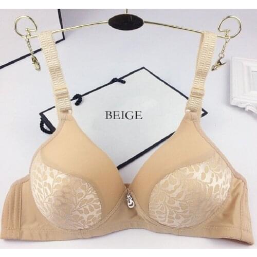 Selling hot new fashion 3/4 sexy push up bra wireless B cup thin cup underwear for women bralette modis lingerie lady