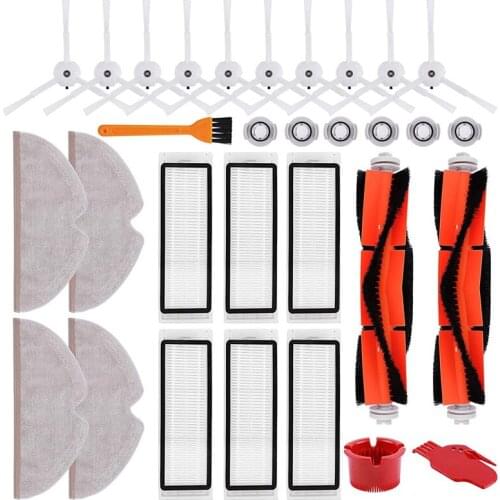 Accessory Kit for Xiaomi Roborock E35 E25 E20 S50 E4 S6 S51 S5 Max S6 Max/S6 Pure Robotic Vacuum