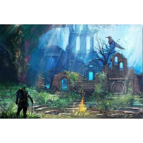 Dark Souls 2 3 Hot Game Art Film Print Silk Poster Home Wall Decor 24x36inch