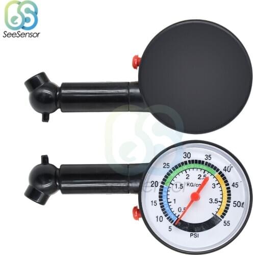 Car Tyre Tire Pressure Gauge For Car Auto Motorcycle Truck Bike Dial Meter Vehicle Tester Pressure Tyre Measurement Tool