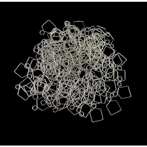 200pcs 8MM Silver/Gold 8 Shape Metal Connector Buckle Hardware Accessories For Chandelier Pendant