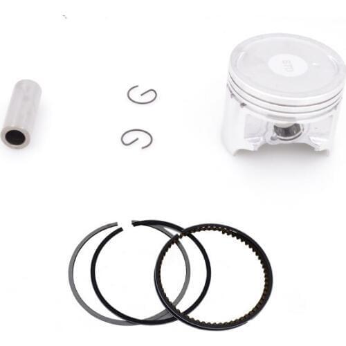 Motorcycle 53.5mm Piston 14mm Pin Ring 1.0*1.0*2.0mm Set For Qingqi Suzuki QS125 UZ125 QS UZ 125 125cc Egine Spare Parts