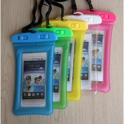Floating Airbag Swimming Bag Waterproof Mobile Phone Pouch Cell Phone Case For Swim Diving Surfing Beach universal 3.5 -6.5 inch