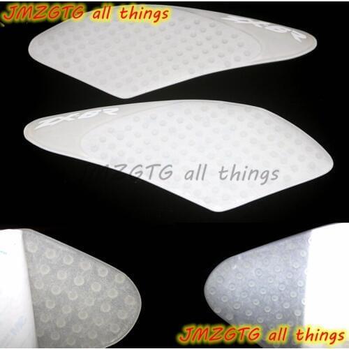 Transparent Tank Grip Pads For KAWASAKI ZX6R 2007 2008 Protector Sticker Decal Gas Knee Grip Tank Traction Pad Side 3M