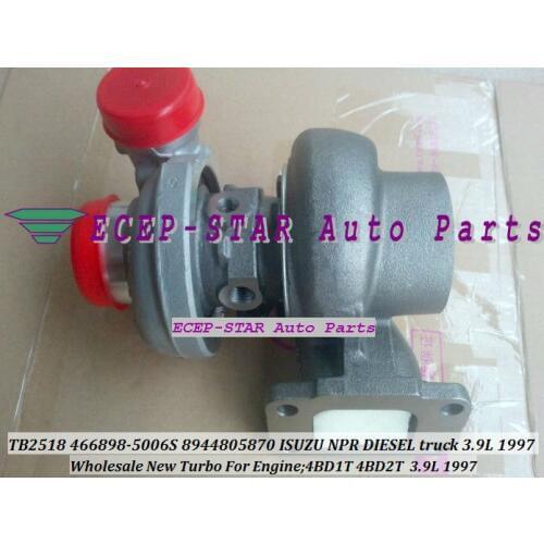 TB2518 TB25 466898-5006S 8944805870 turbo Fit for ISUZU NPR/W4/W5500 Diesel truck 4BD2T 4BD1T 3.9L 1988-97 turbocharger TURBINE