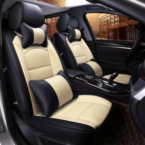 Universal 3D Car Cushion PU Leather Car Seat Cover For Four Seasons