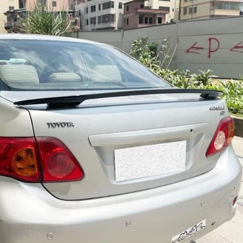 CEYUSOT For CAR Trunk Universal Accessories Spoiler NEW Toyota Corolla Sedan ABS Material Plastic Rear Lip Black Wing Tail Refit