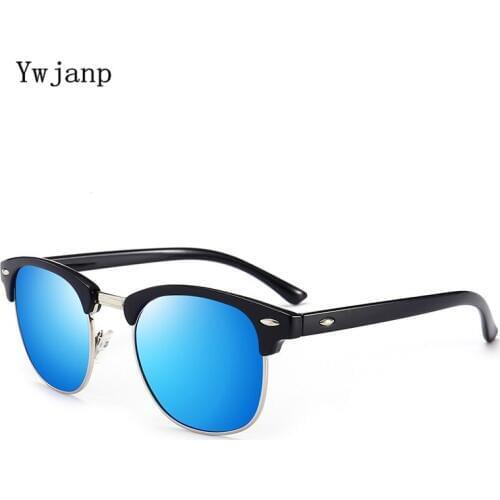 Ywjanp 2018 Polarized Sunglasses Men Fashion Night Vision Driving Sunglass Classic Retro Round Shades Sun Glasses Male Eyewear