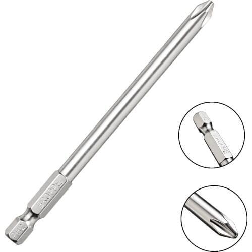 1pc PH2 Magnetic Screwdriver Bit 100mm Long Reach Screwdriver Bits For Electric Phillips Screwdriver