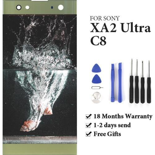 1pc 6" LCD For Sony Xperia XA2 Ultra C8 H4233 Screen Display Compatible Digitize Replacement Assembly 100% Tested