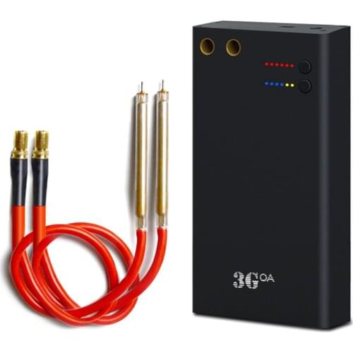 6 Gears Adjustable Mini Spot Welding Machine with Type-C Interface Quick-Release Pens Portable Spot Welder Machine Tool Kit