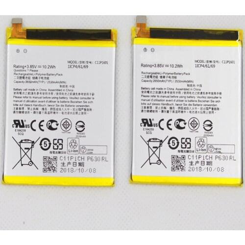 ISUNOO 2650mAh C11P1601 Battery For ASUS ZenFone 3 ZE520KL Z017DA Battery For ZenFone live ZB501KL A007 battery
