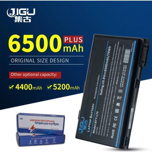 JIGU Laptop Battery For MSI BTY-L74 BTY-L75 MS-1682 A5000 A6000 A6200 CR600 CR610 CR620 CR700 CX600 CX700