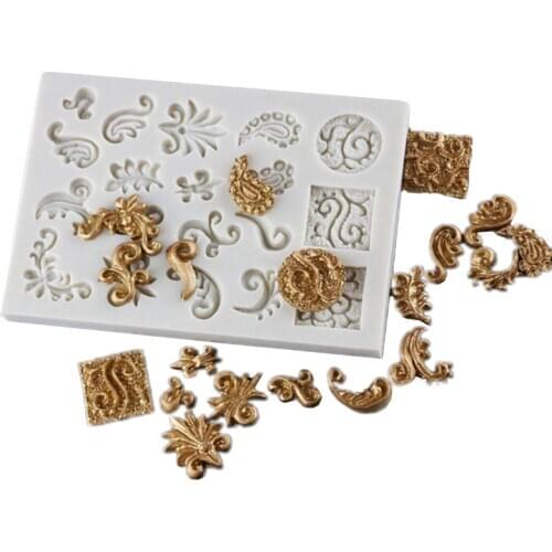 Aouke Retro Photo Frame Silicone Mold DIY Fondant Cake Mold Chocolate Fudge Tool Baking utensils G003