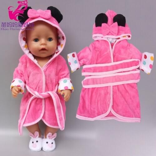 For 18 inch doll white dress for 18" 43cm bebe new born doll accessory baby girl gifts