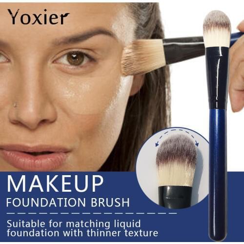 Yoxier Brand High Quality Eye Foundation Brush Profile Nose Wing Foundation Brush Makeup Powder Concealer Brush Beauty Tool 1Pcs