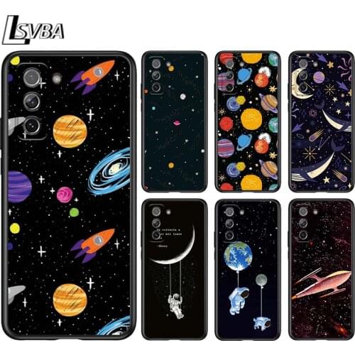 Space Planet Stars for Samsung S20 FE Ultra Plus A91 A81 A71 A51 A41 A31 A21 A11 A12 A72 A52 A42 A32 A12 Phone Case