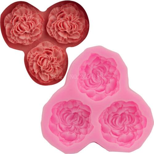 Flower Silicone Mould Fondant Cupcake Jelly Candy Chocolate Mold Cake Decoration Baking Tool DIY Resin Art Clay Form FQ1792