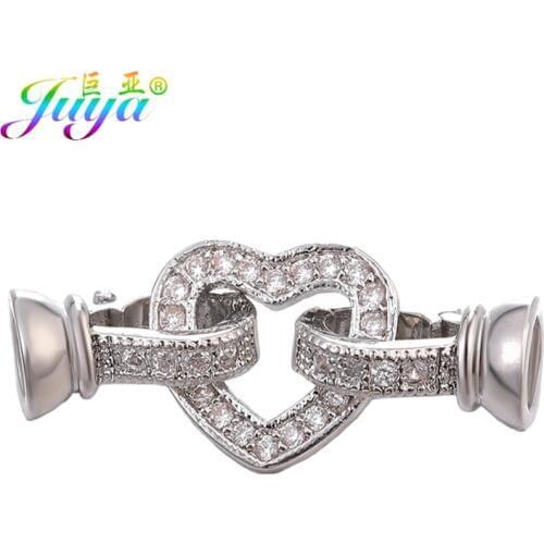 Juya DIY Hardware Jewelry Findings Decorative Fastening Locket Clasps Accessories For Handmade Beads jewelry Making Supplies