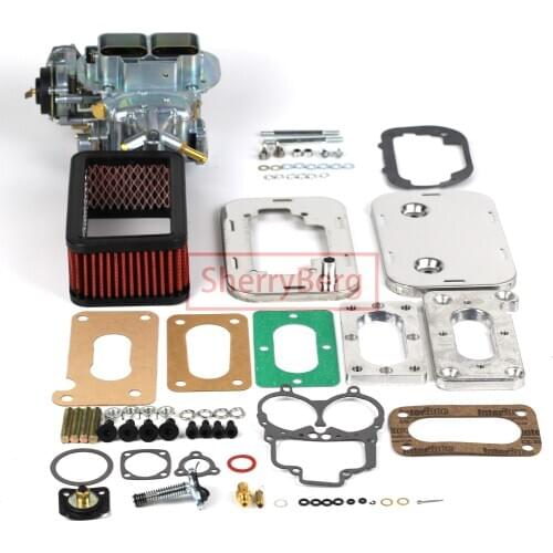 SherryBerg Fajs EMPI 32/36 DGEV Carb Carburetor + Adapter Plate Kit + Air Filter (Cleaner 65mm)+GASKET Set for Mazda B2000 B2200