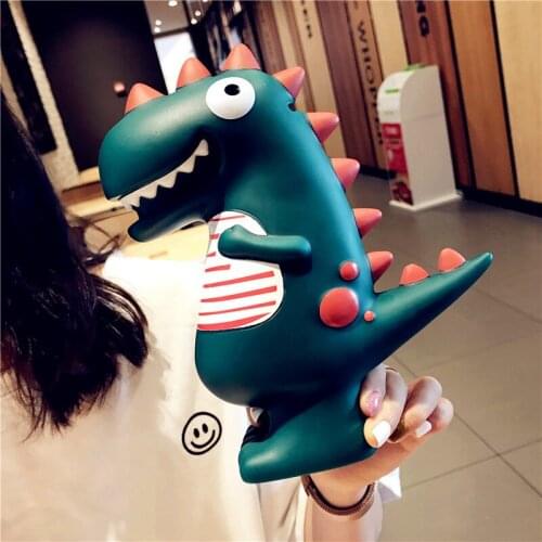 Dinasour Frog Piggy Bank Money Boxes Coin Saving Box Cute Transparent Glass Birthday Gift For Children Kids