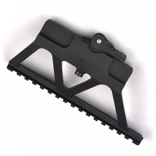 Aluminum alloy Quick Detach AK Side Rail Red Dot Scope Mount For AK 47 AK 74 Hunting Airsoft Rifle Gun Accessories Base