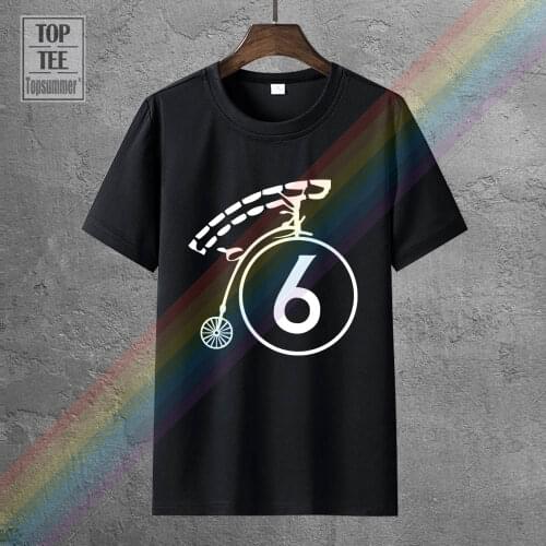 Old Skool Hooligans Tribute To The Prisoner T Shirt No 6 Penny Farthing Mono MenS T Shirt 2018 Newest Cartoon