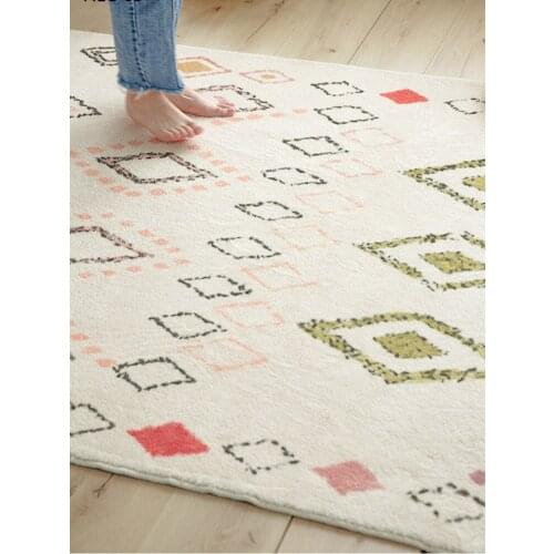 Soft Fluffy Girls Room Carpet For Living Room Morocco Home Area Rug Bedroom Decor Children Sofa Non-Slip Floor Mats Large Carpet