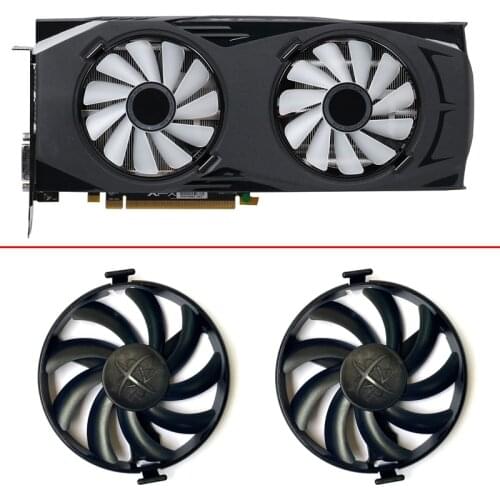 NEW FDC10U12S9-C Cooler Fan Replace RX580 For XFX AMD Radeon RX 470 480 580 RX580 RX480 RX470 EDITION Crimson Graphics Card Fans