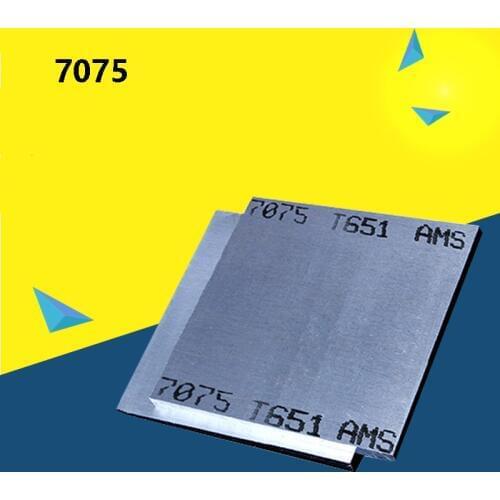 7075 Aluminium Alloy Sheet Plate DIY Hardware Aluminium Board Thicked Super hard Block Free Shipping