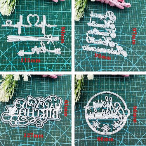 Flower Cutting Dies DIY Embossing Dies Cutter Craft Paper Card Scrapbooking Making Cut Die Mold