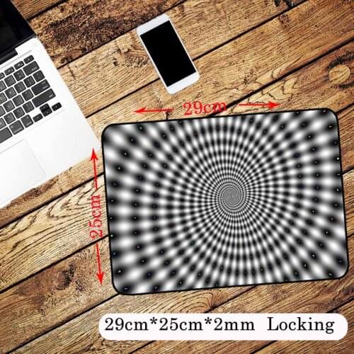 Mairuige Low Price Promotional Game Computer Mousepad Natural Rubber Bottomless Abyss Pattern Laptop Keyboardmat Desk Decoration