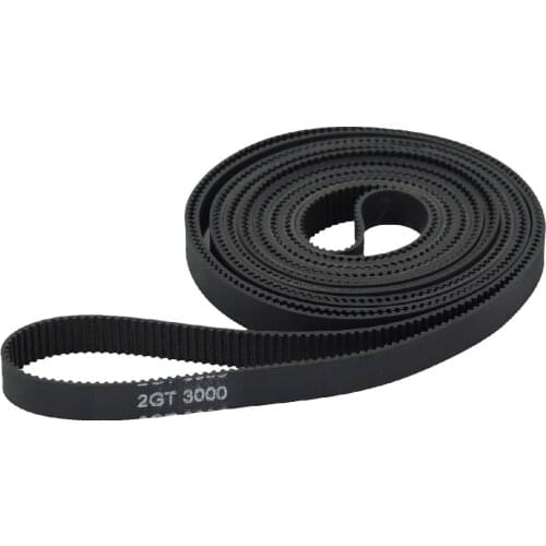 GKTOOLS C-21 3D Printer GT2 10mm Closed Loop Rubber 2GT Timing Belt Width 10mm Length 640 752 760 900 1000 3000mm