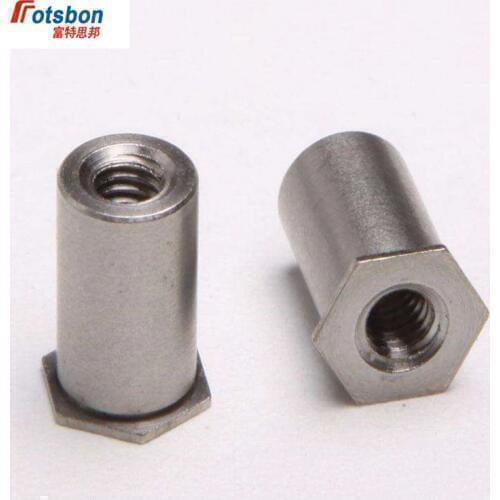 SOS-M4 Self Clinching Standoff Thru-hole Threaded Standoffs Truss Server Cabinet Vis Inox Spacer Insert Nut Sheet Metal Screw PC