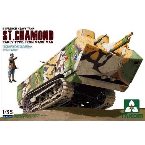 Takom 1/35 2002 French Heavy Tank St.Chamond Early Type