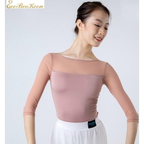 Adult Ballerina Classical dance practice tops female gymnastics dance costume national dance top ballet Dance wear for women
