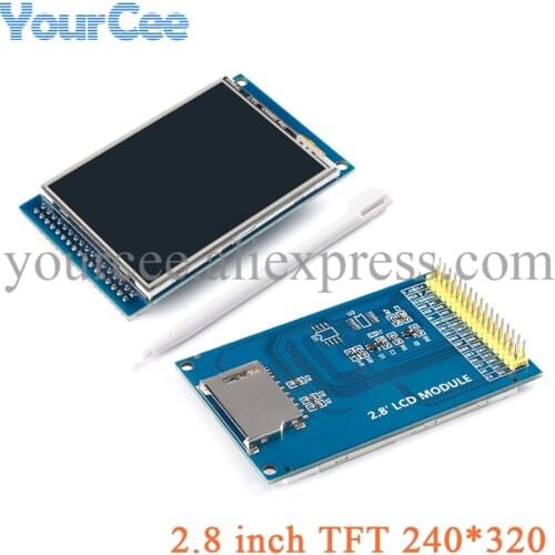 2.8 Inch TFT Touch LCD Screen Display Module Resolve 240*320 Drive ILI9341 2.8" DIY KIT