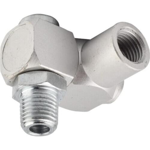 1/4NPT Air Hose Swivel Adapter Air Connector Pneumatic Accessories Aluminum material Rotary 360° Air Coupler