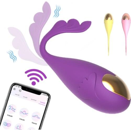 10 Speeds APP Bluetooth Sex Vibrators Sex Toys For Women Couples Wireless Remote Control G-spot Vibrating Eggs Vaginal Massager