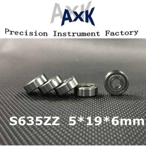 2019 Sale Rushed S636zz Bearing 6*22*7 Mm ( 10 Pcs ) Abec-3 Grade Ss 636 Z Stainless Steel Miniature S636 Zz Ball Bearings