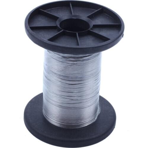 30M 304 Stainless Steel Wire Roll Single Bright Hard Wire Cable, 0.m