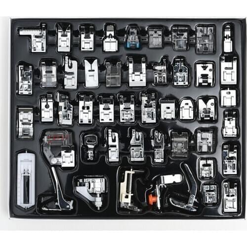 32//52/62/72 Sewing Machine Presser Foot Press Feet For Brother Singer Sew Kit Braiding Blind Stitch Over Lock Zipper Ruler