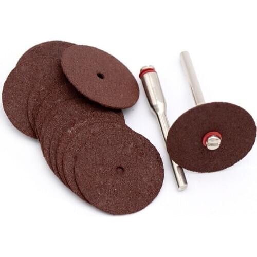36Pcs Dremel Accessories 24mm Abrasive Cutting Discs Cut For Dremel Rotary Tools Electric Metal Wood Cutting Tool