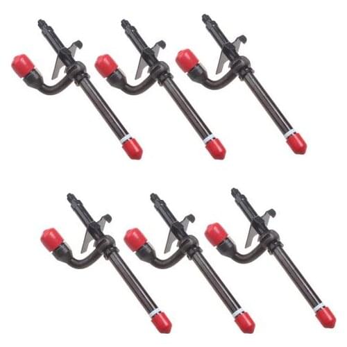 6PCS Fuel Injector AR49877 AR73673 AR88236 AR88239 AR89563 AR89564 Fit for John Deere 44CH JD440 210C 300B 302A 310A 310B