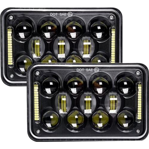 60W 4X6 LED Replacement for Sealed Beam with DRL