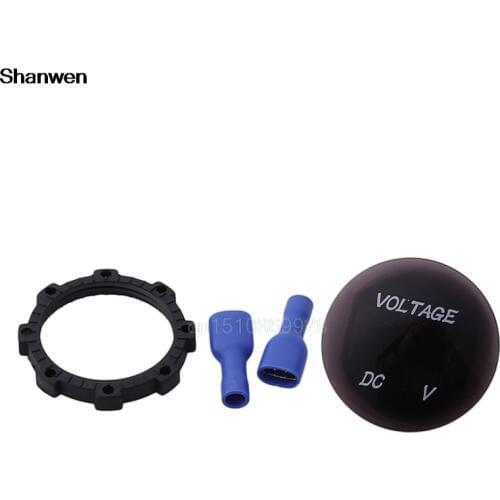 Car Motorcycle DC12V-24V Green LED Panel Digital Voltage Meter Display Voltmeter