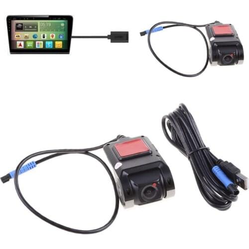 Car Hidden Night Vision USB Driving Recorder Loop Recording Electronic Dog Speed Measurement ADAS 1080P Dash Cam DVR